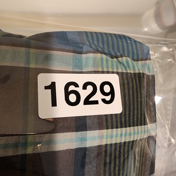 The North Face Men's Blue Plaid Short Sleeve Outdoor Hiking‎ Shirt Button Front - Picture 12 of 12